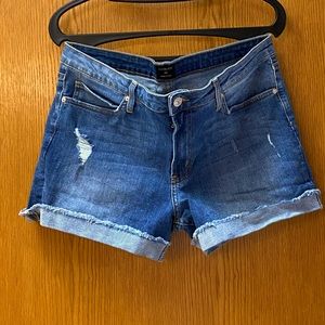 Just Black denim shorts